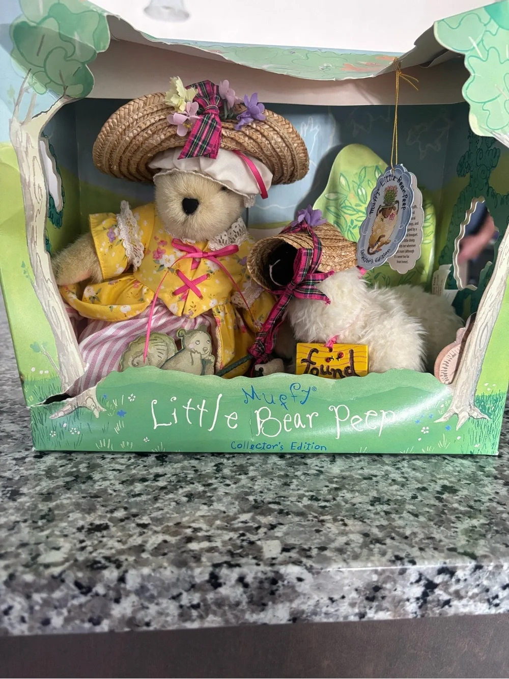 Muffy Little Bear Peep Plush Set - In Box Collector Bear